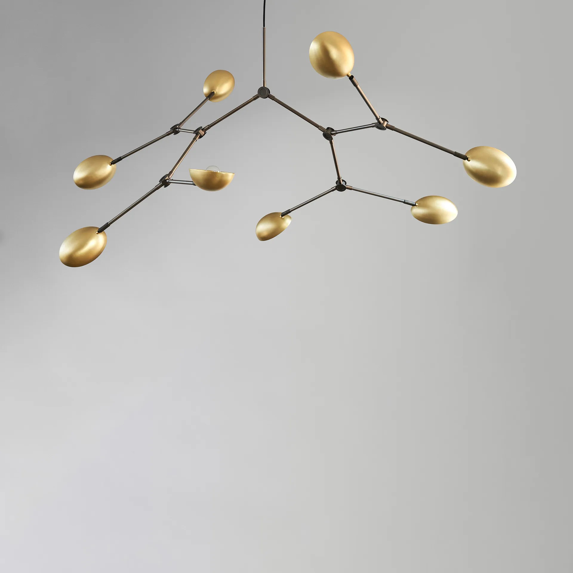 Lustre Drop Chandelier, Laiton 101 Copenhagen