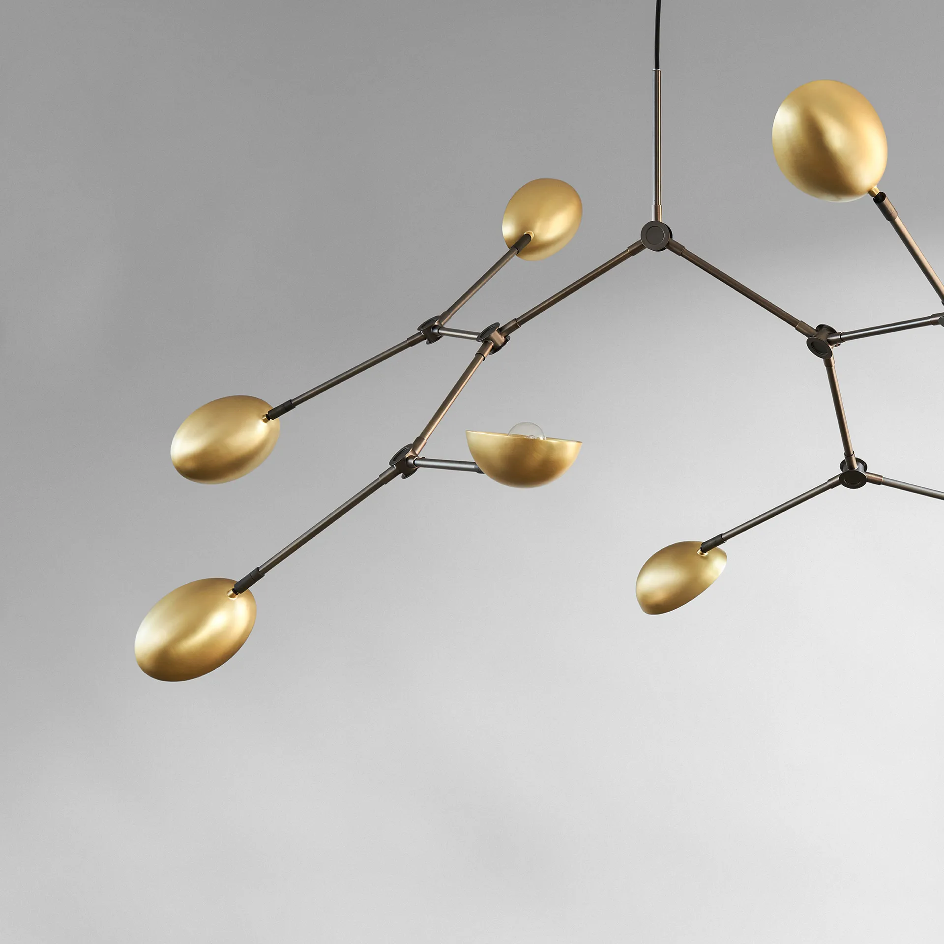 Lustre Drop Chandelier, Laiton 101 Copenhagen