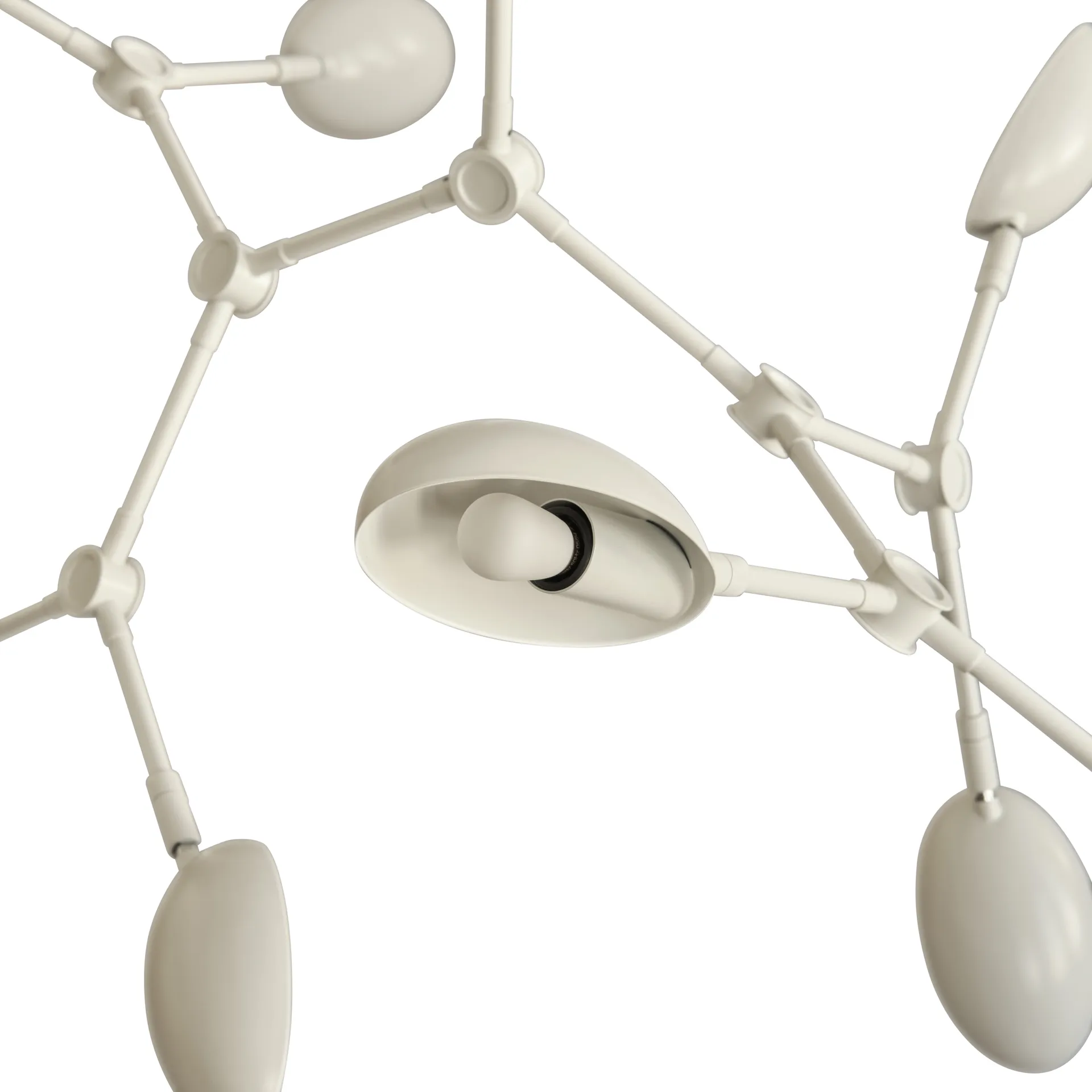 Lustre Drop Chandelier mini, Blanc 101 Copenhagen
