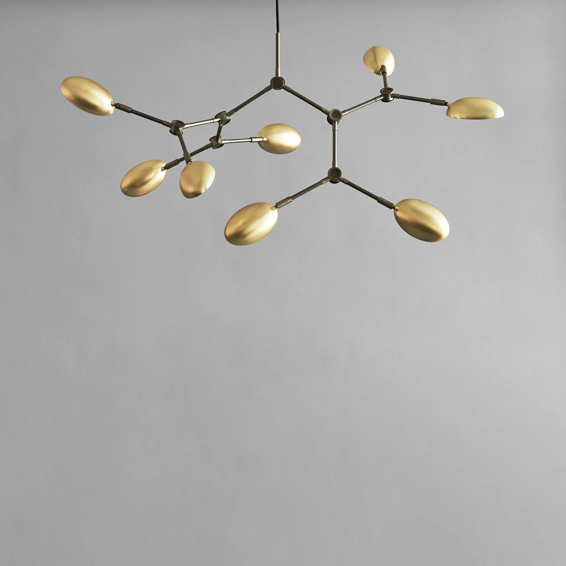 Lustre Drop Chandelier mini, Laiton 101 Copenhagen