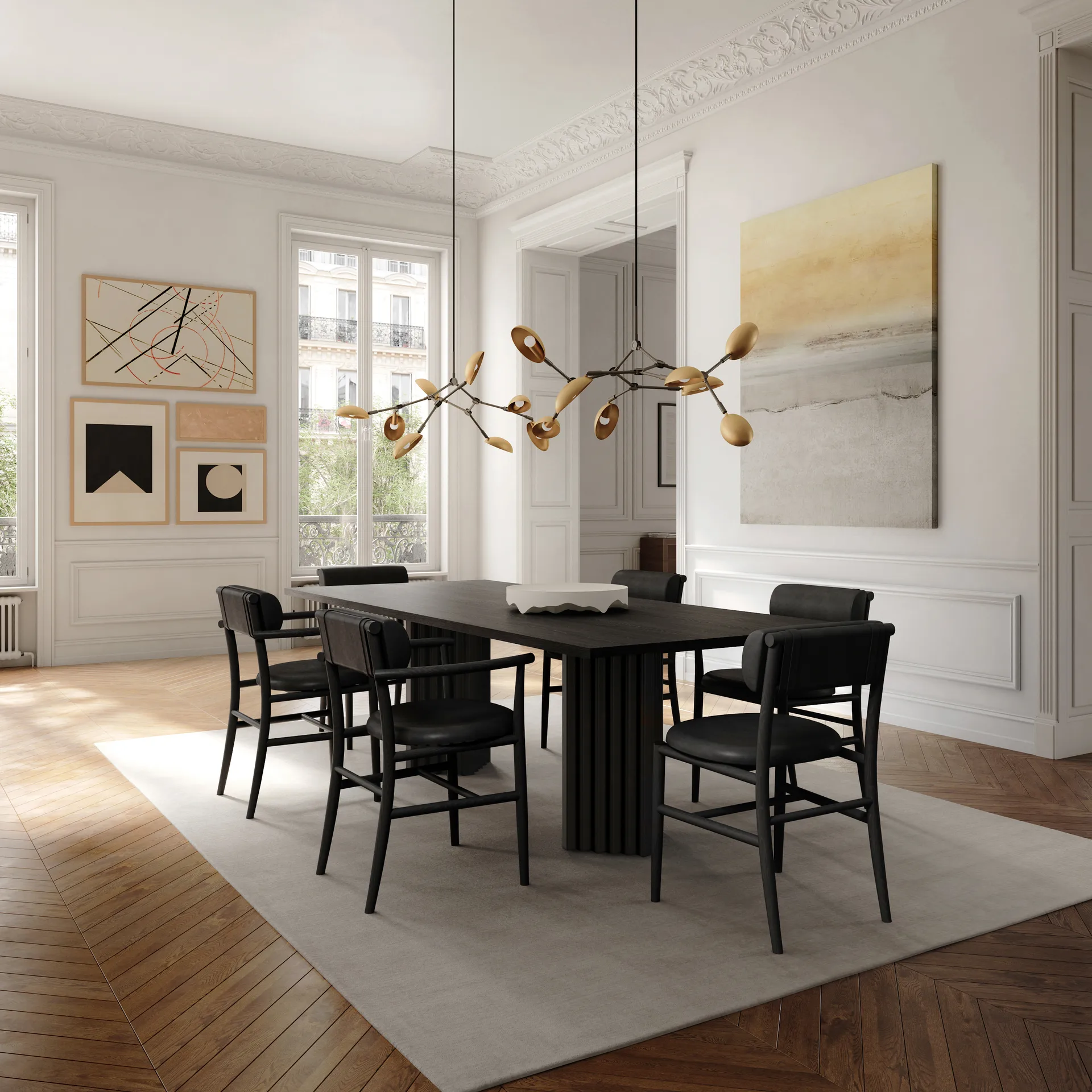 Lustre Drop Chandelier mini, Laiton 101 Copenhagen