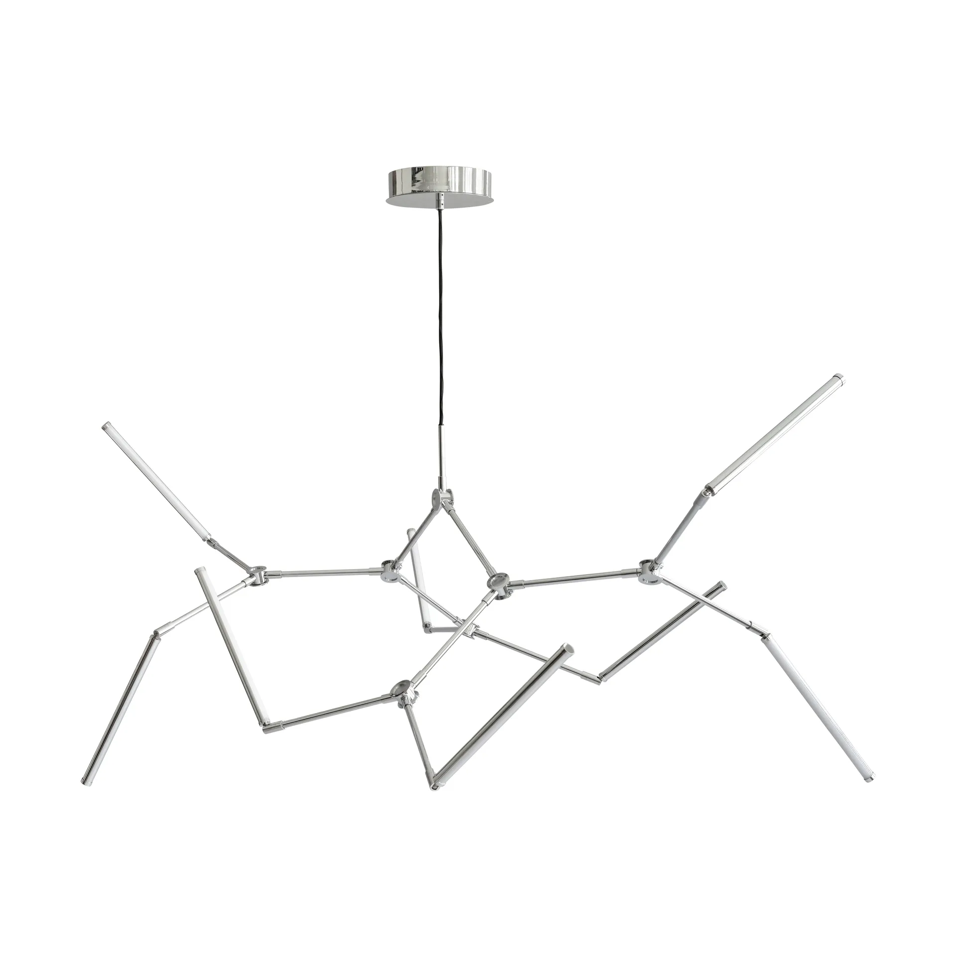 Lustre Stick Chandelier, Chrome 101 Copenhagen