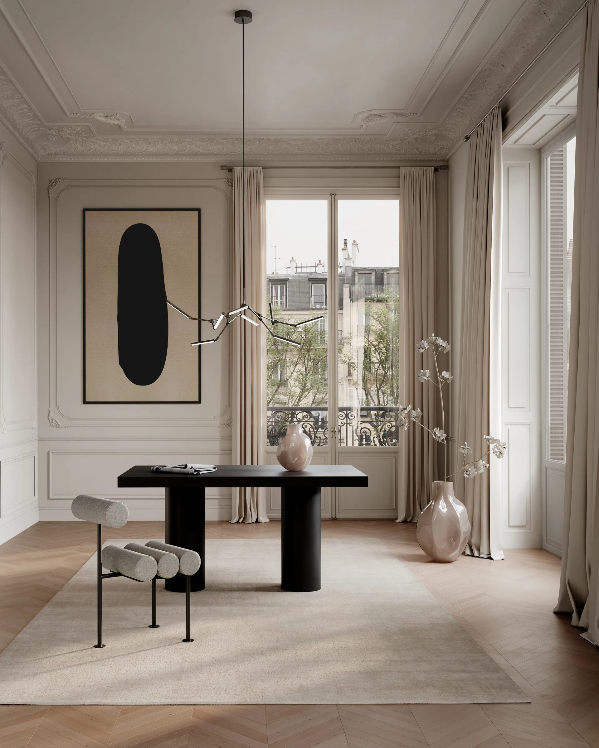 Lustre Stick Chandelier mini, Bronze 101 Copenhagen