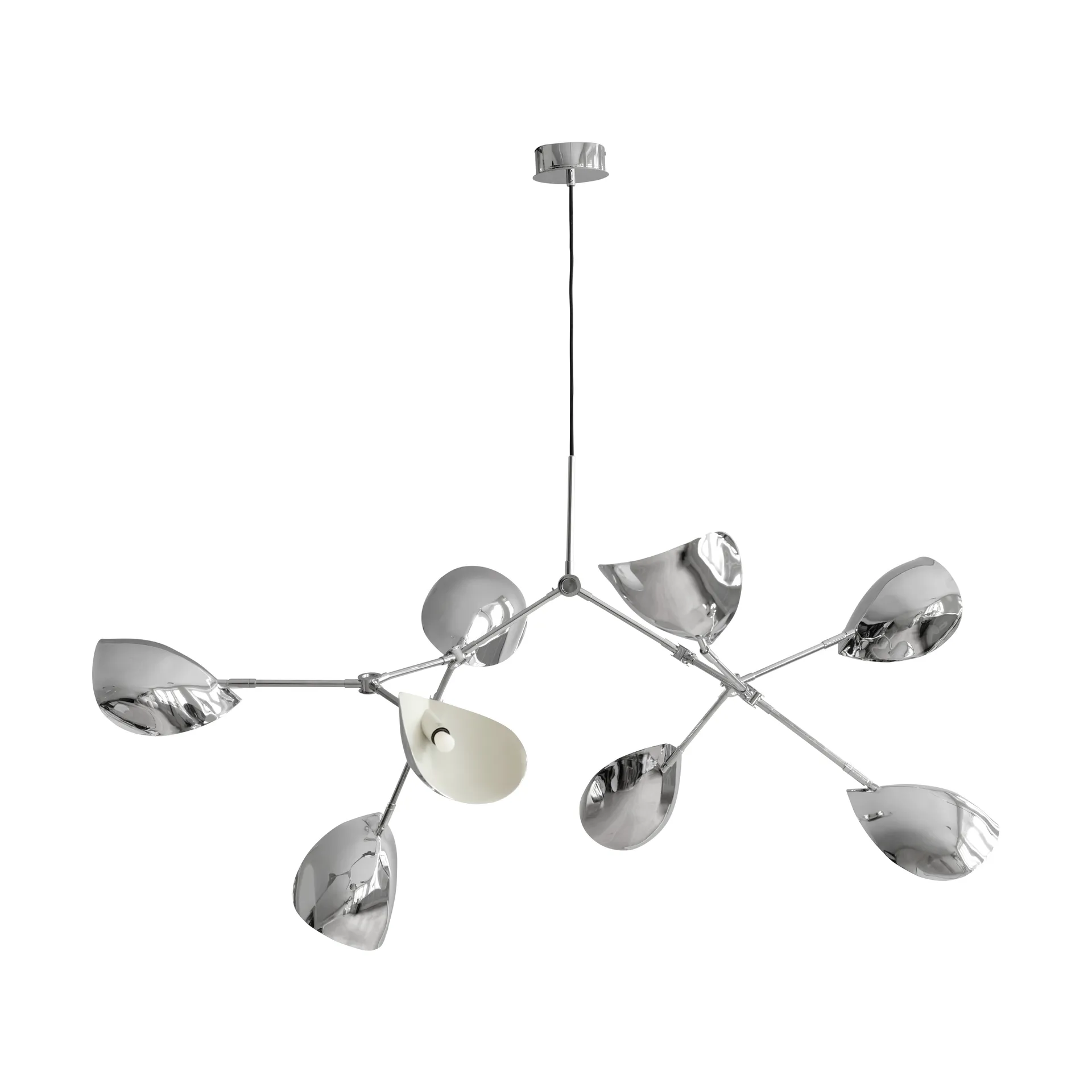 Lustre Stingray Chandelier, Chrome 101 Copenhagen