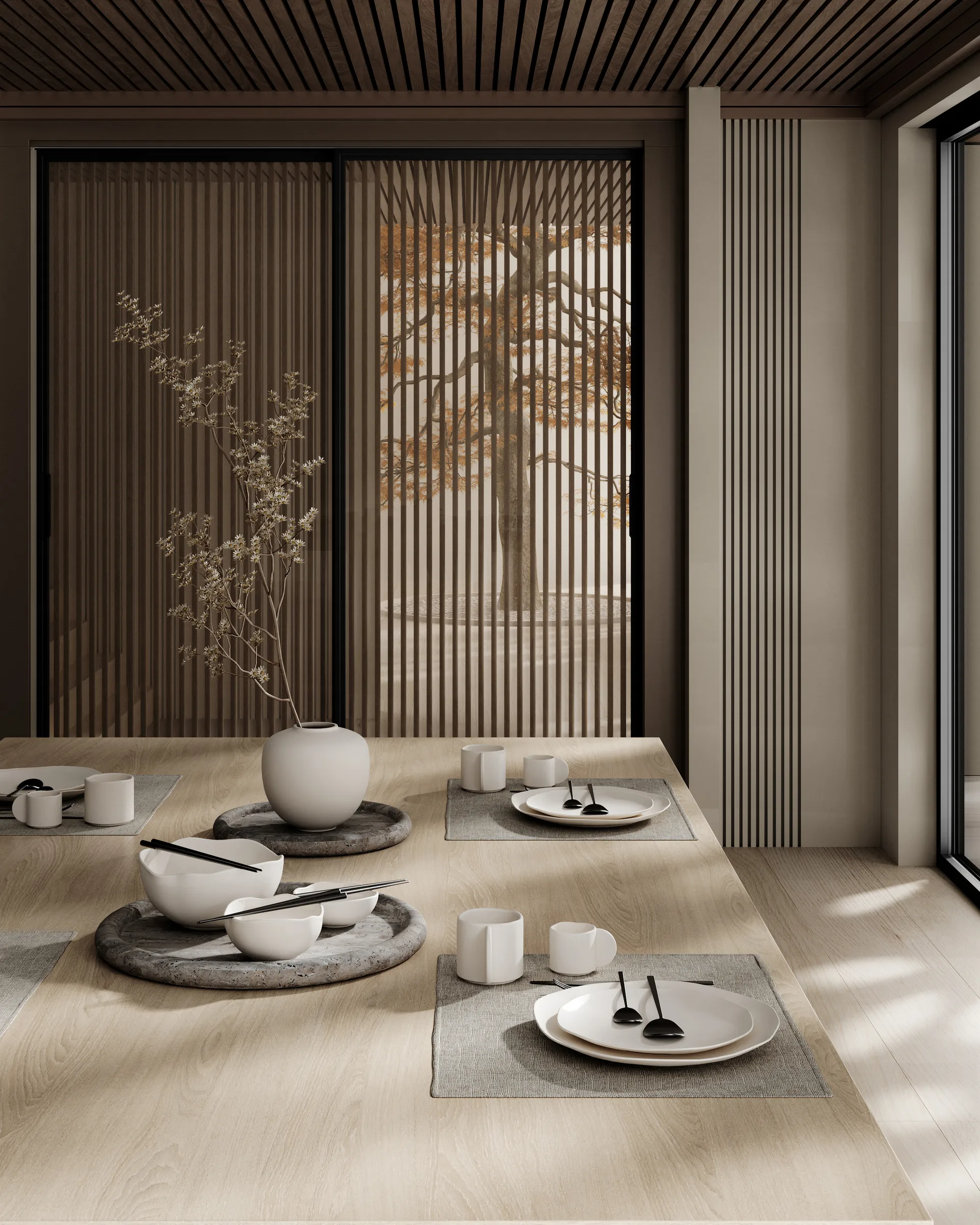 Plateau Enkei Maxi 40x40 cm, Earth 101 Copenhagen