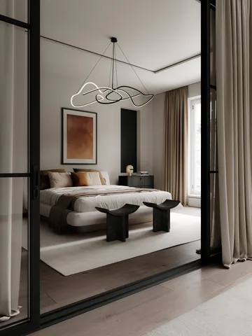 Suspension Ghost Chandelier big - Burned black - 101 Copenhagen