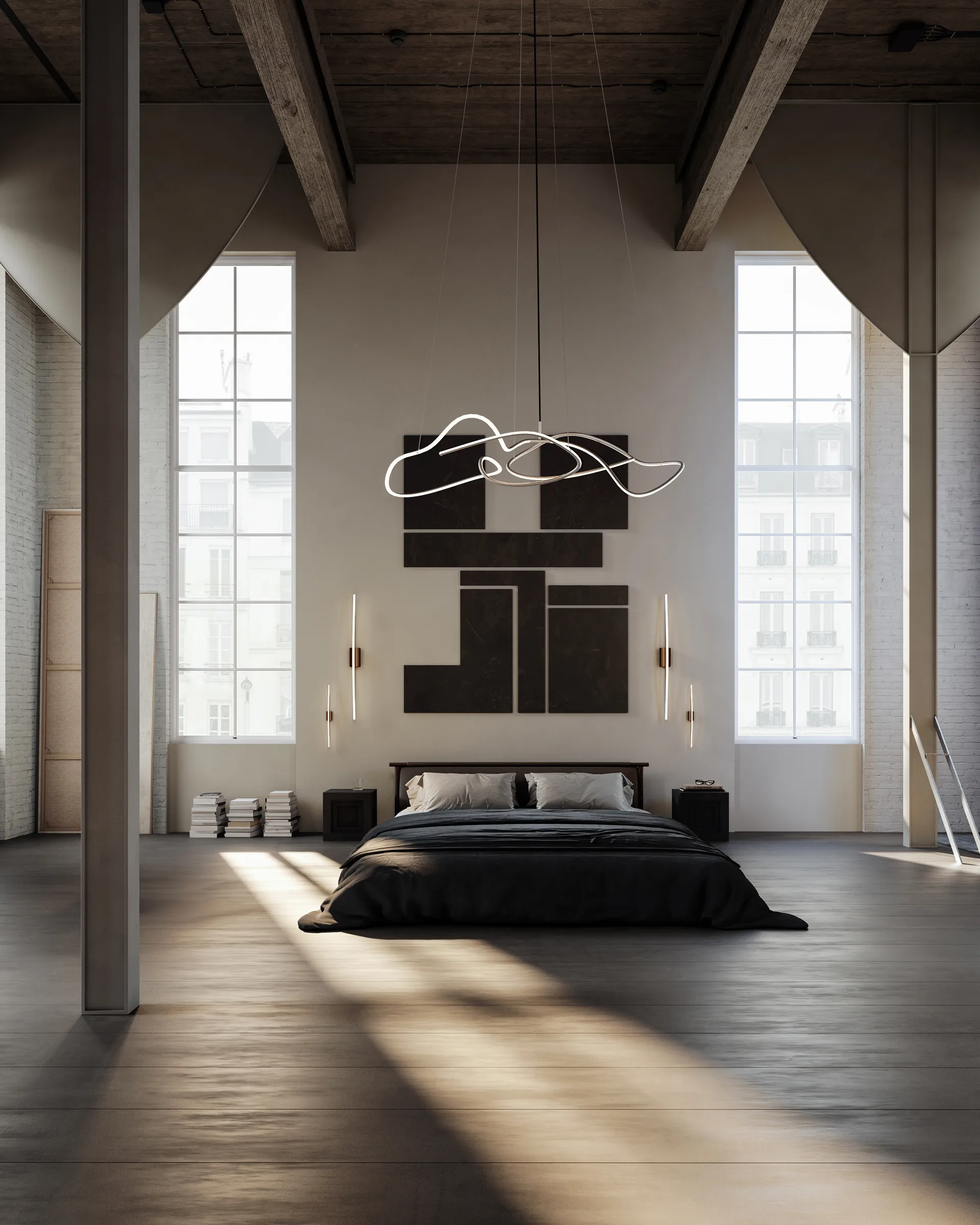 Suspension Ghost Chandelier big, Chrome 101 Copenhagen