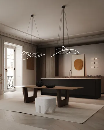 Suspension Ghost Chandelier mini - Burned black - 101 Copenhagen