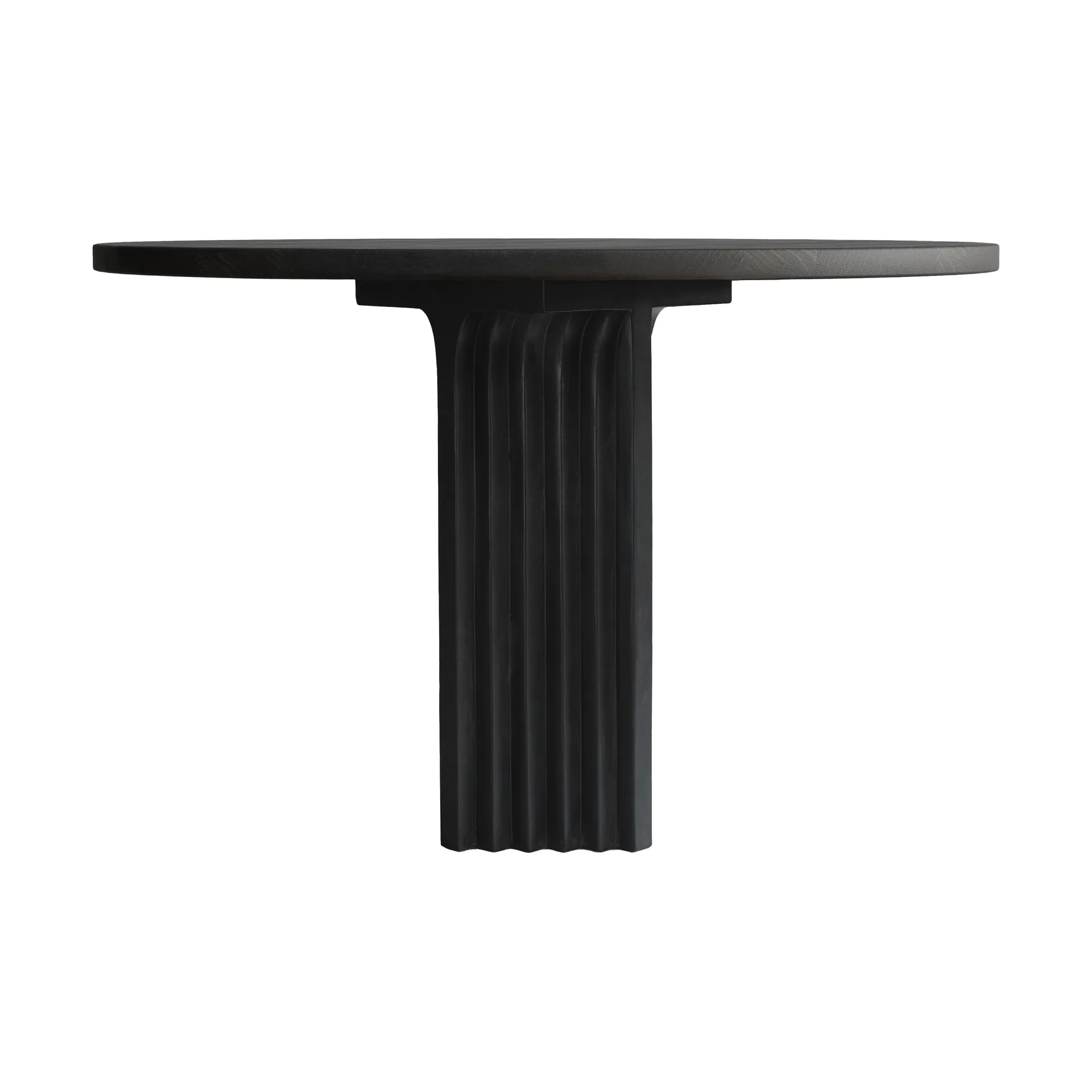 Table à manger Arc Ø120 cm, Coffee black oak 101 Copenhagen