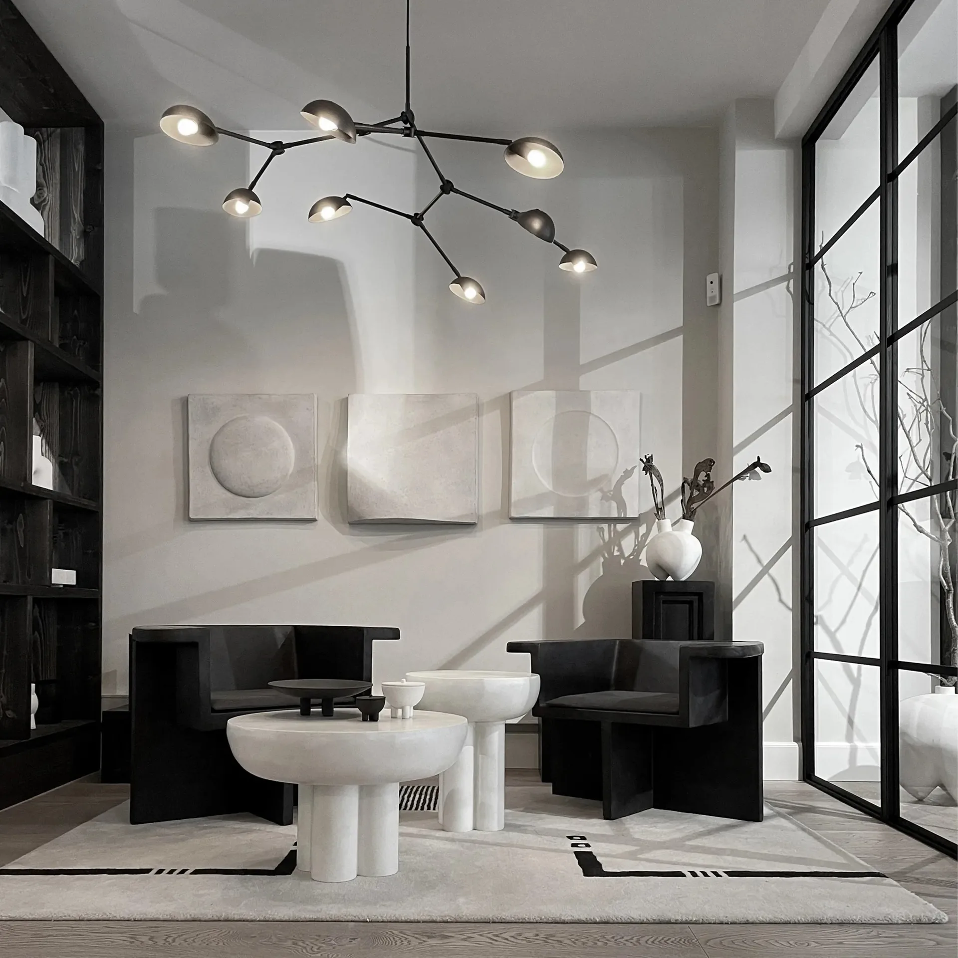 Table d’appoint Crown low Ø65 cm, Bone white 101 Copenhagen