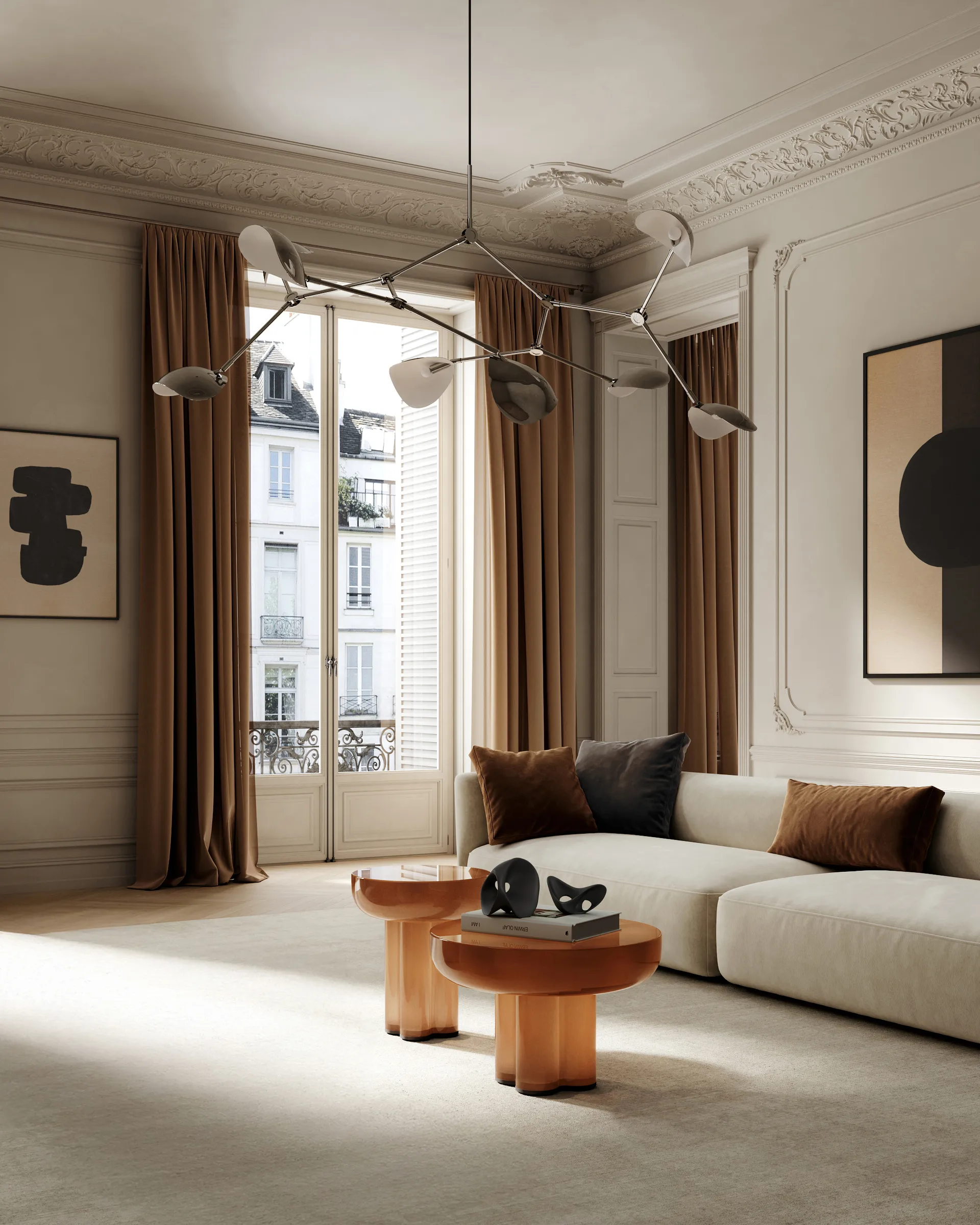 Table d’appoint Crown tall Ø45 cm, Caramel 101 Copenhagen