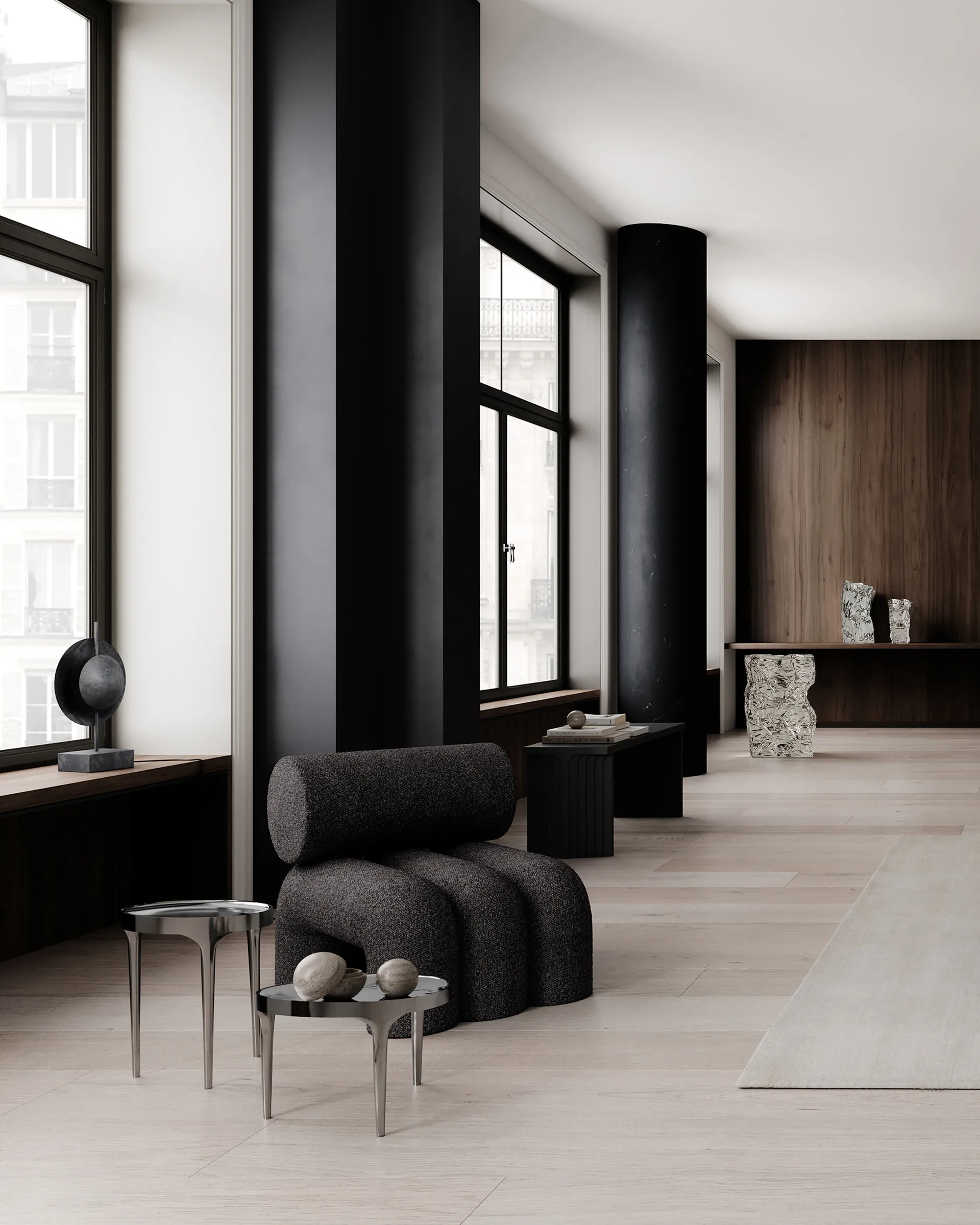 Table d'appoint Phantom, Chrome low 101 Copenhagen