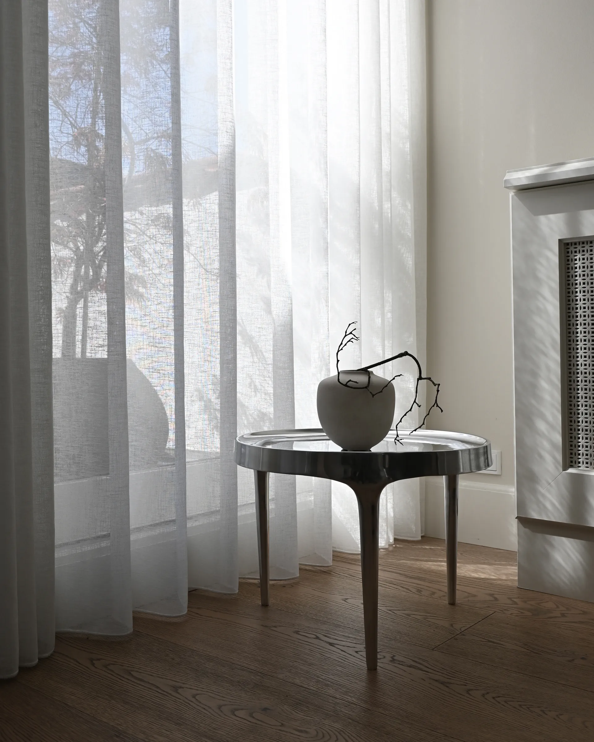 Table d'appoint Phantom, Chrome tall 101 Copenhagen