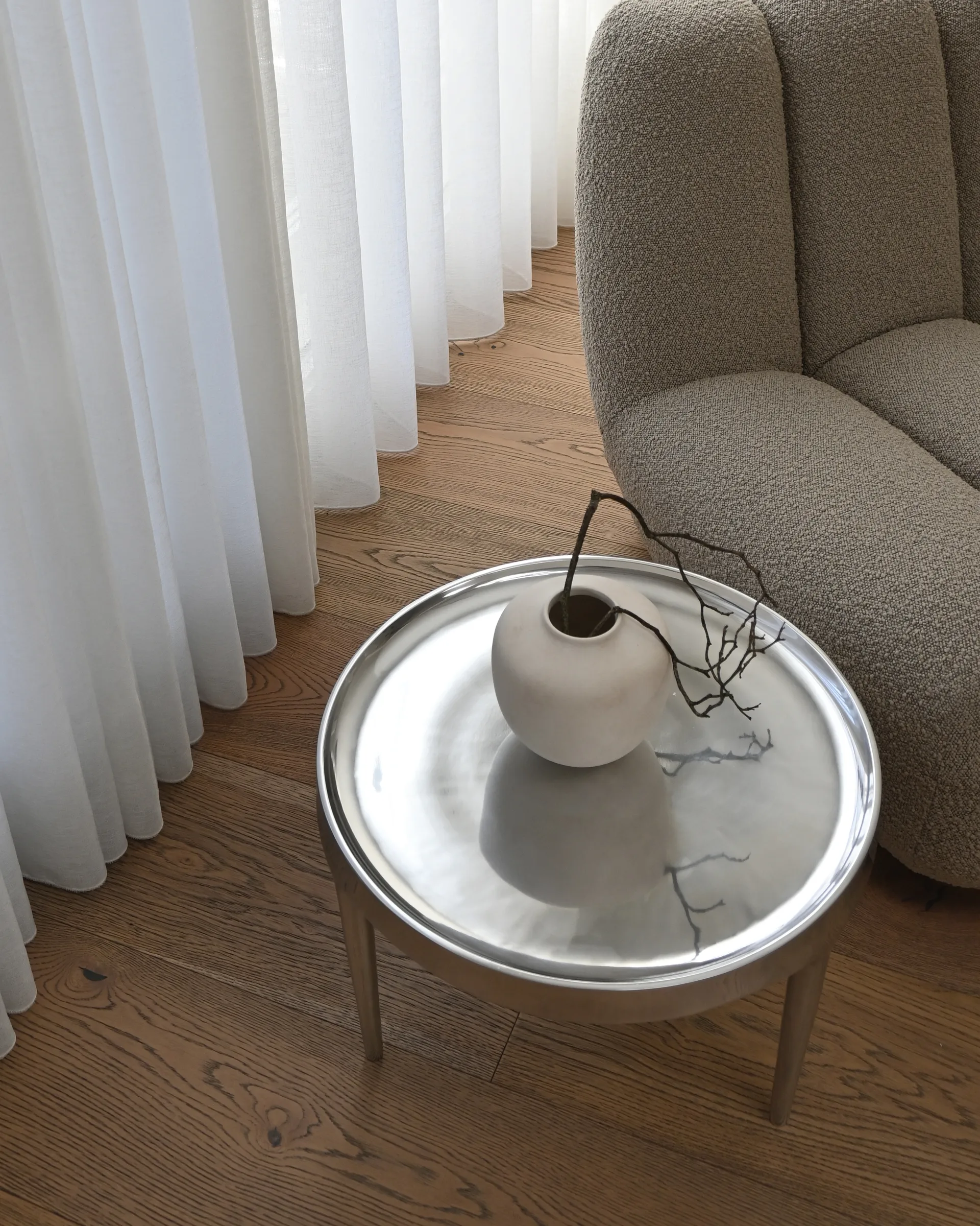 Table d'appoint Phantom, Chrome tall 101 Copenhagen