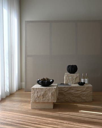 Table d'appoint Temple low 42x40 cm - Chrome-limestone - 101 Copenhagen