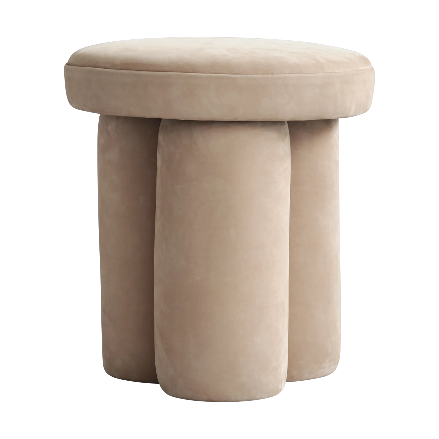 Tabouret Big Foot Ø38x43 cm, Nubuck 101 Copenhagen