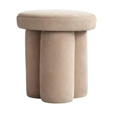 Tabouret Big Foot Ø38x43 cm - Nubuck - 101 Copenhagen