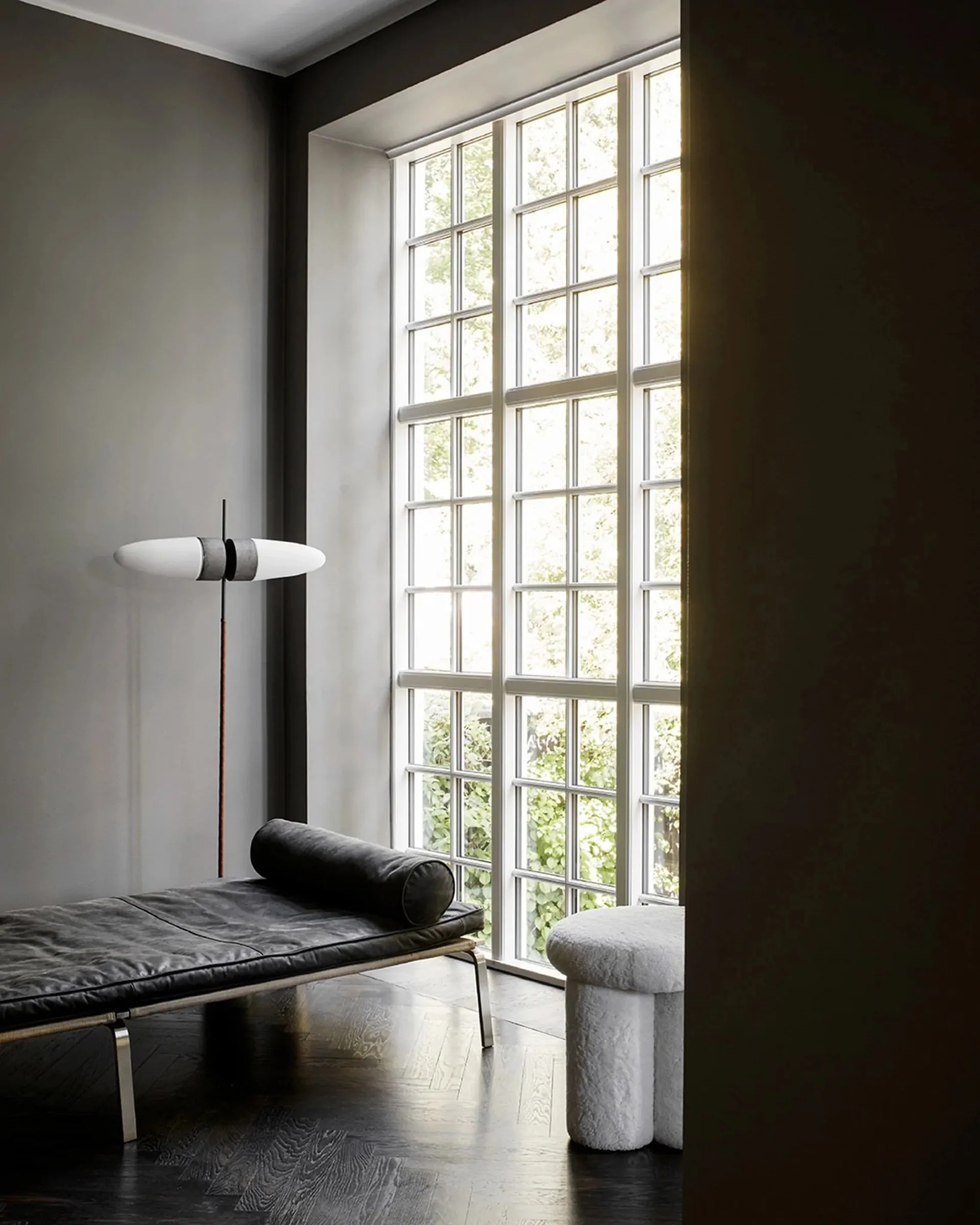 Tabouret Big Foot peau de mouton, Off-white 101 Copenhagen