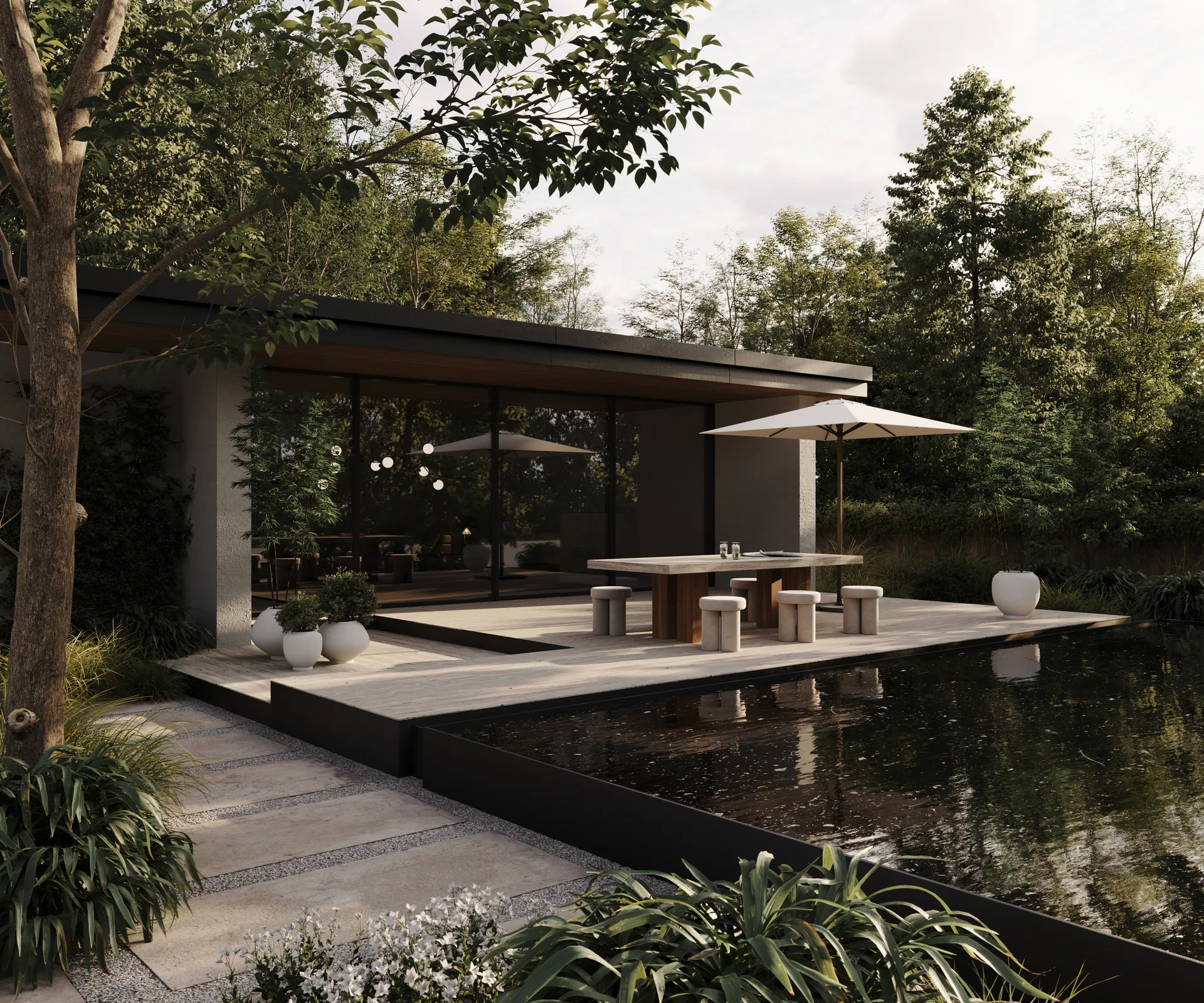 Tabouret Big Foot, Warm Ash 101 Copenhagen