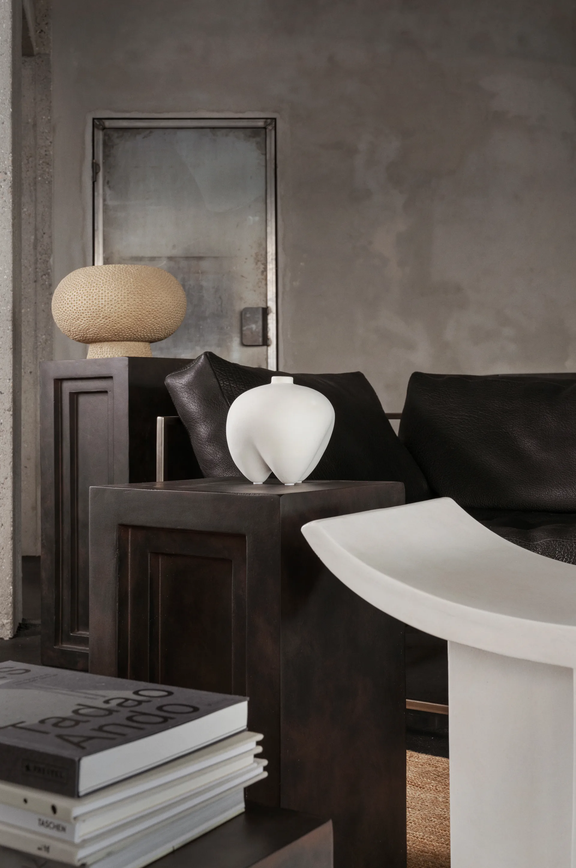Tabouret Brutus 50x60 cm, Crème 101 Copenhagen
