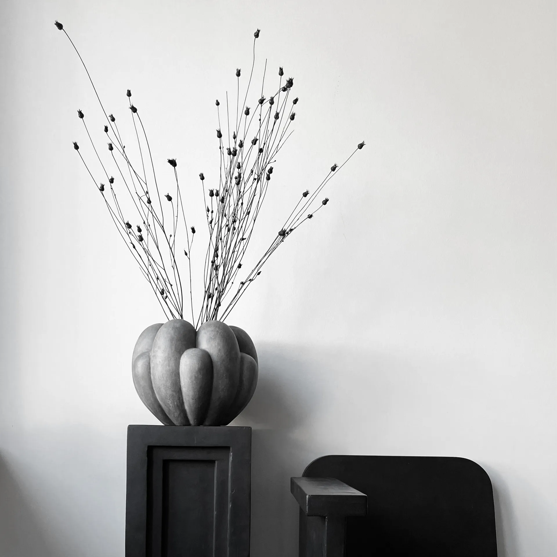 Vase Bloom mini, Gris foncé 101 Copenhagen
