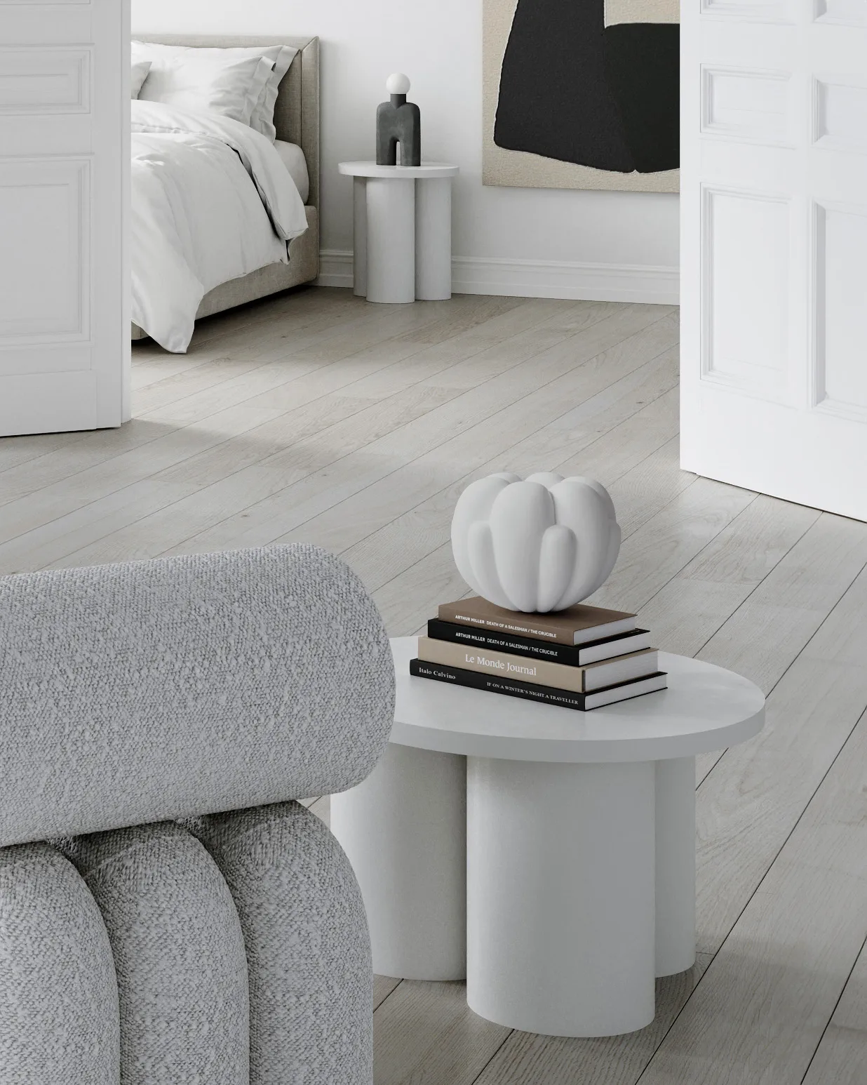 Vase Bloom petit 22,5x24 cm, Bone white 101 Copenhagen