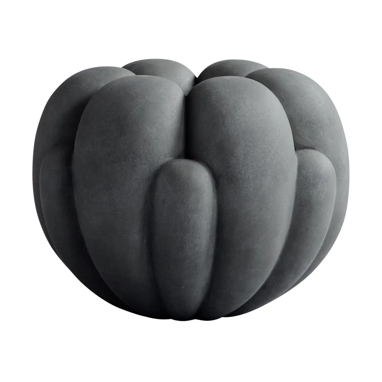 Vase Bloom petit 22,5x24 cm, Dark grey 101 Copenhagen