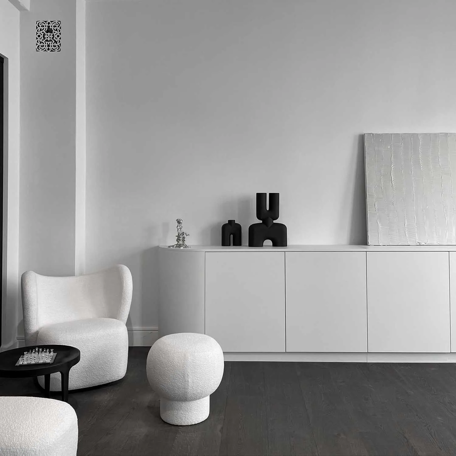 Vase Cobra Double Medio 34x47 cm, Noir 101 Copenhagen
