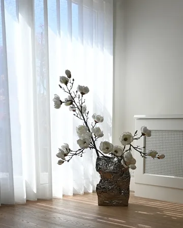 Vase Kami big 49,5x35 cm - Chrome - 101 Copenhagen