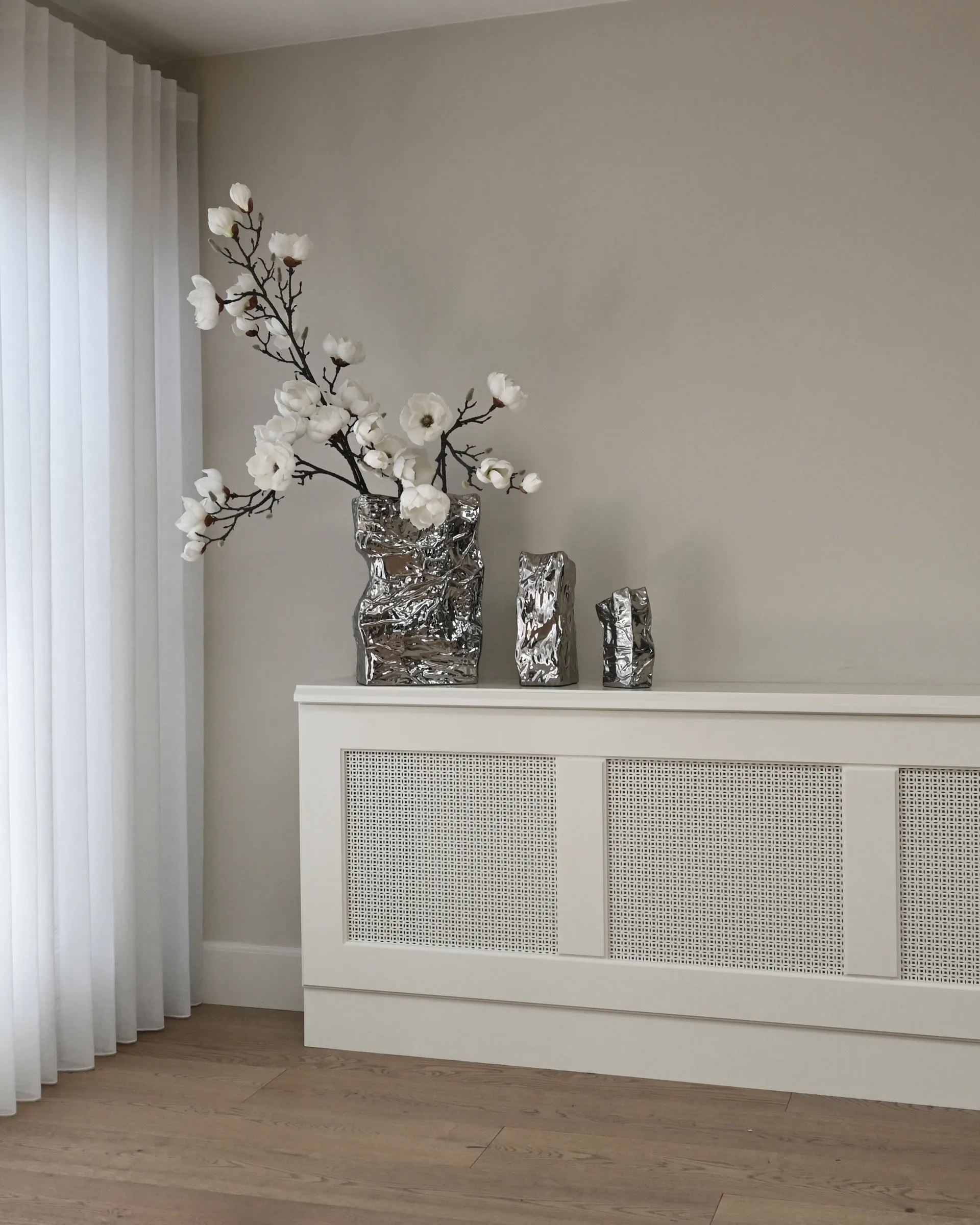 Vase Kami medio 35x16 cm, Chrome 101 Copenhagen