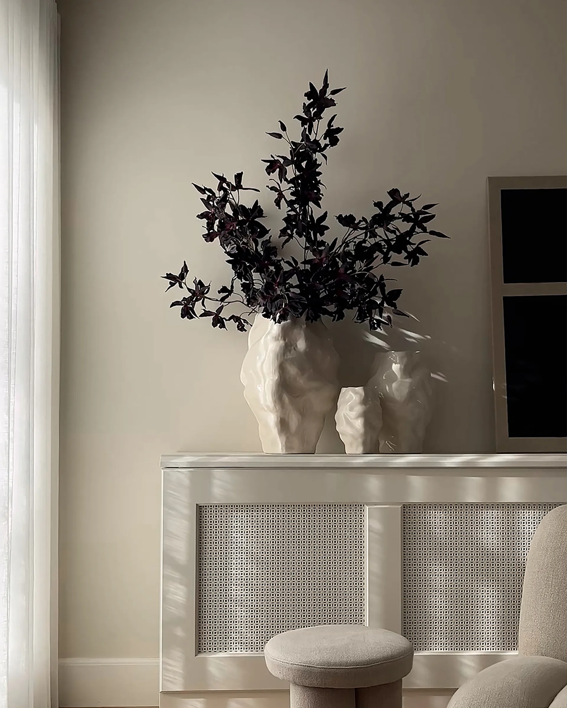 Vase Katachi mini, High glaze birch 101 Copenhagen