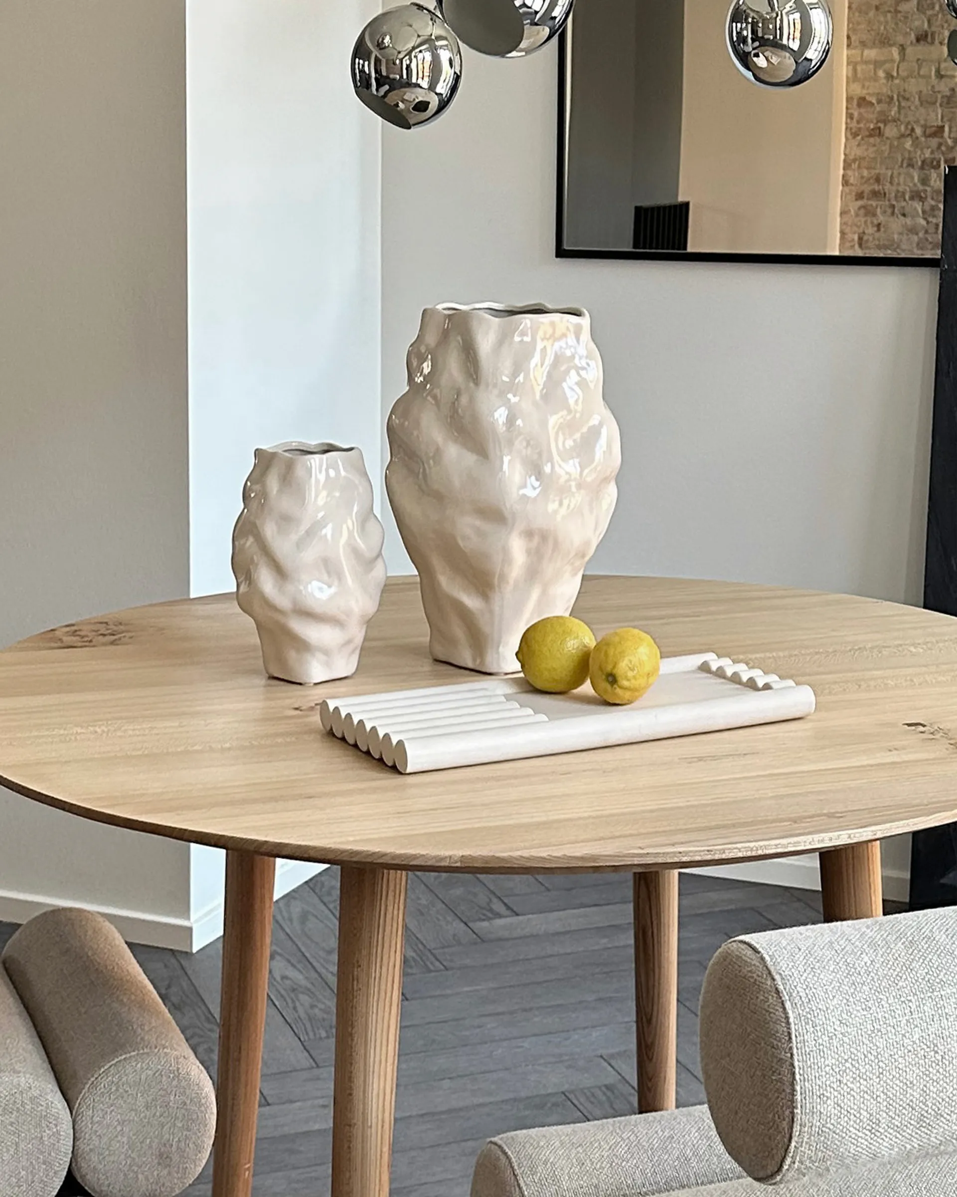 Vase Katachi mini, High glaze birch 101 Copenhagen