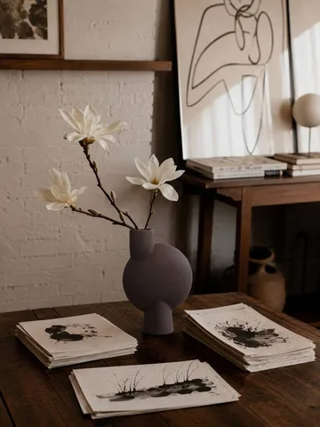 Vase Sphere Bubl Medio - Chocolate brown - 101 Copenhagen