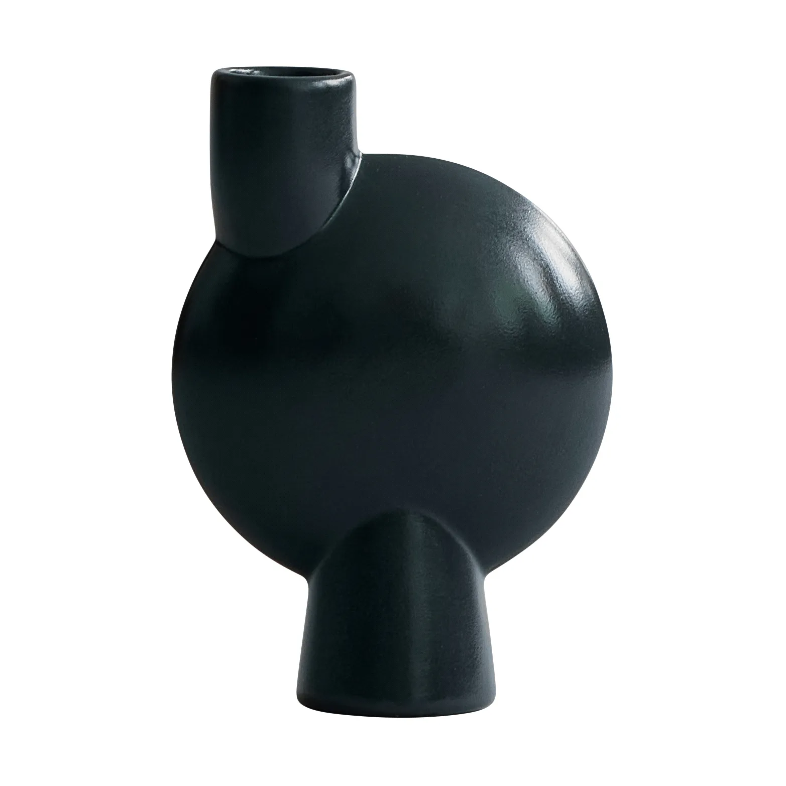 Vase Sphere Bubl Medio, Dark green 101 Copenhagen