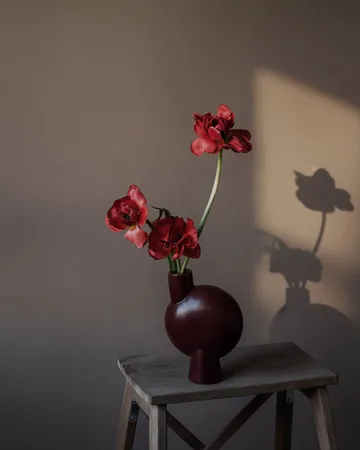 Vase Sphere Bubl Medio - Maroon - 101 Copenhagen