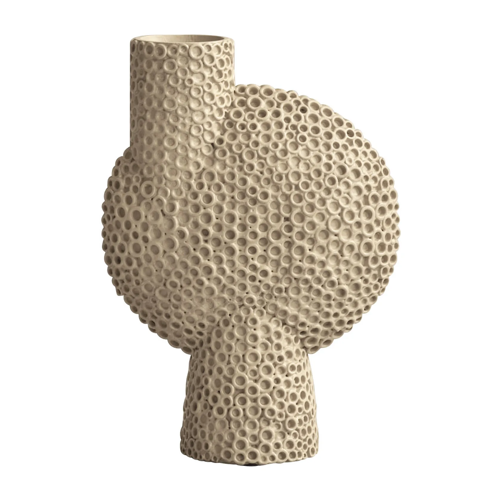 Vase Sphere Bubl Shisen medio 25,5 cm, Sand 101 Copenhagen