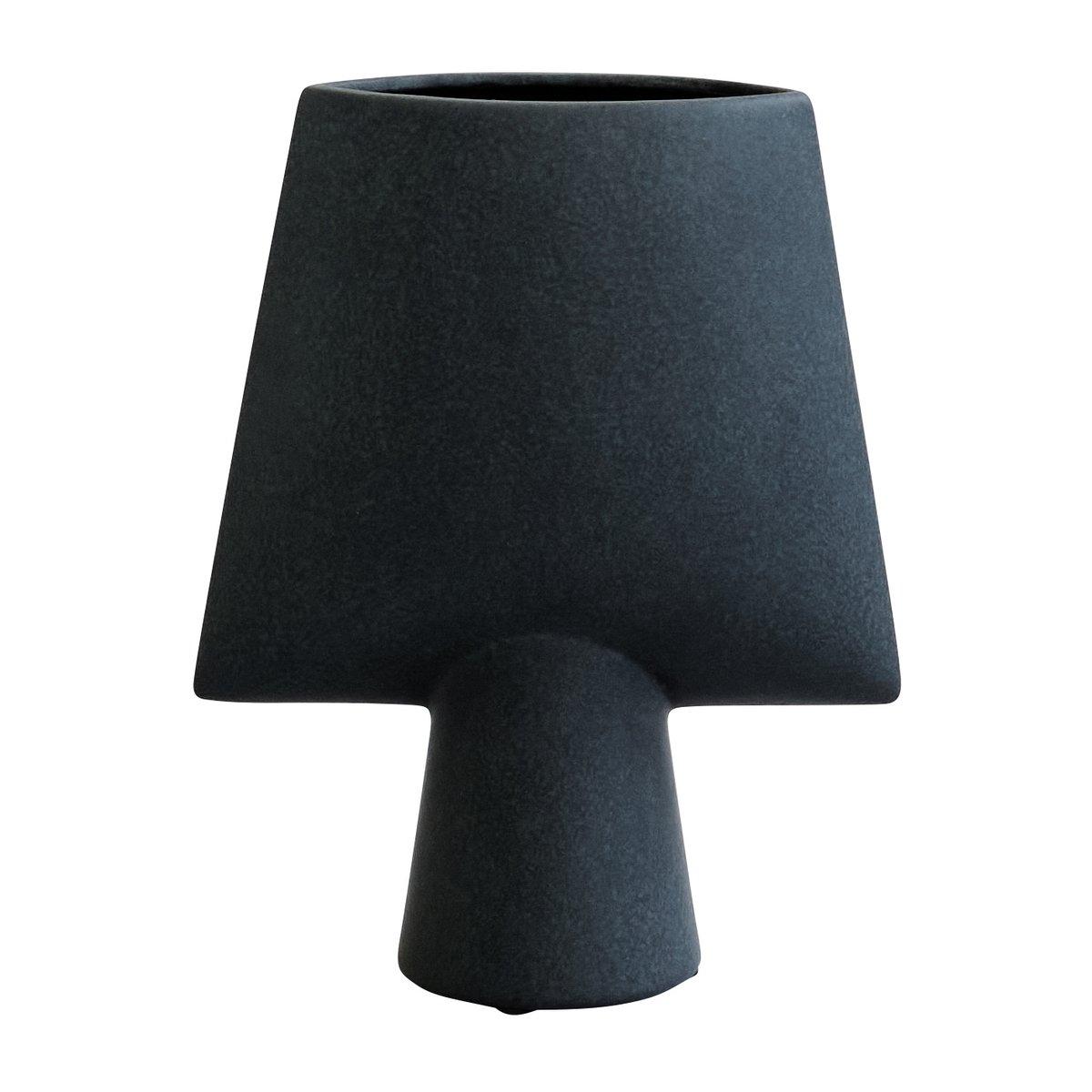101 Copenhagen Vase Sphere carré mini Noir | Design Scandinave | Vases | Noir