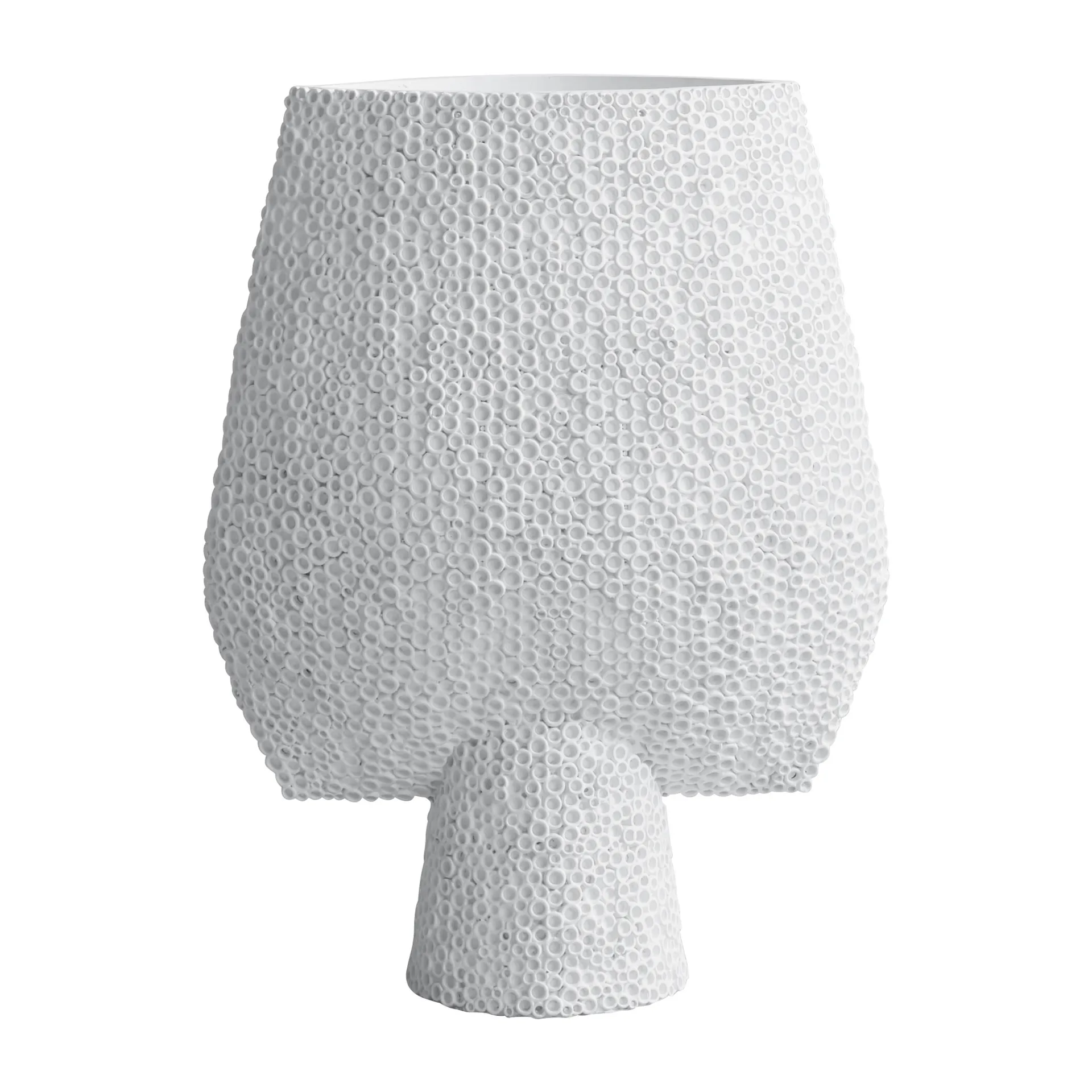 Vase Sphere Square Shisen big 44 cm, Bone White 101 Copenhagen