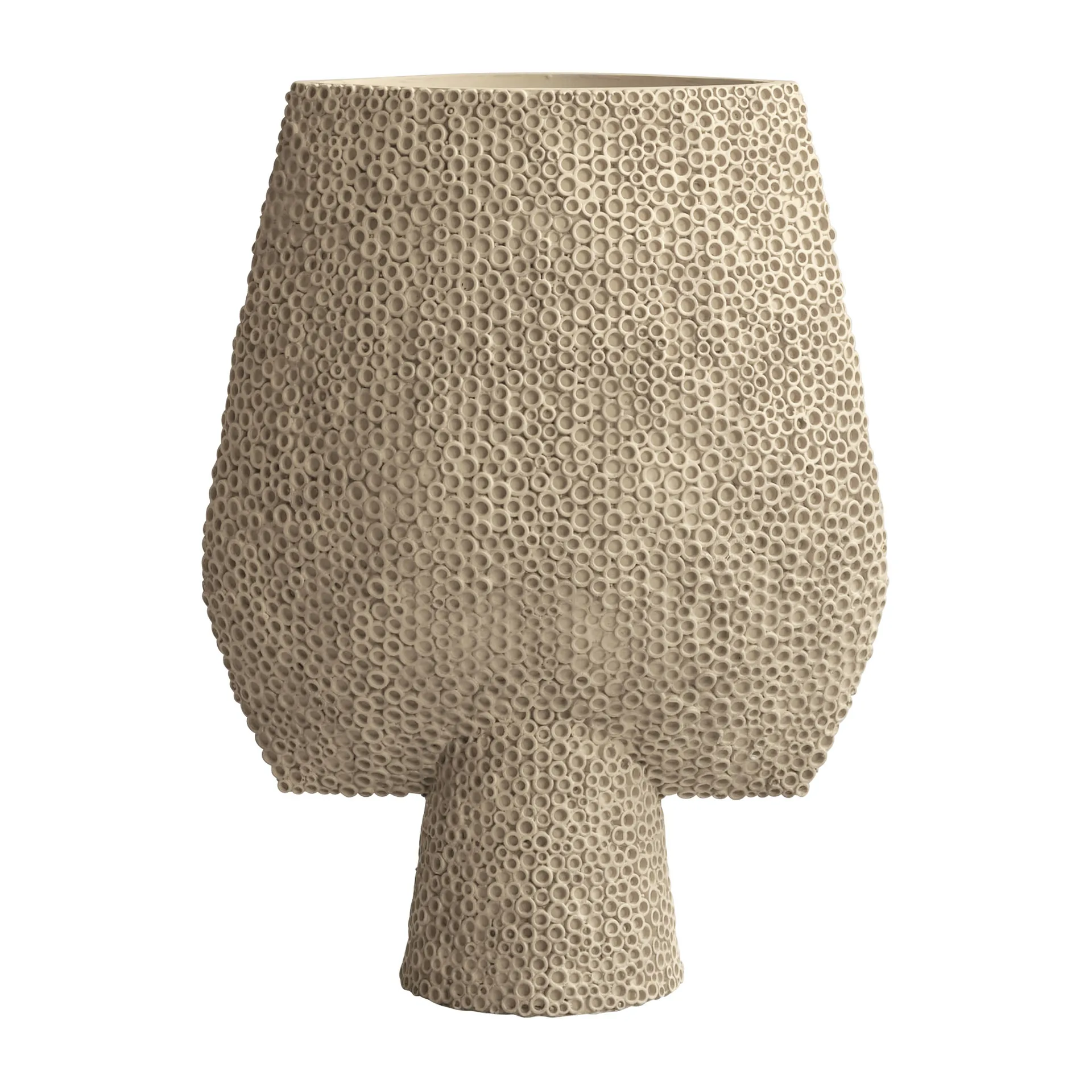 Vase Sphere Square Shisen big 44 cm, Sand 101 Copenhagen