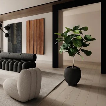 Vase Sunao Big 55 cm - Black - 101 Copenhagen