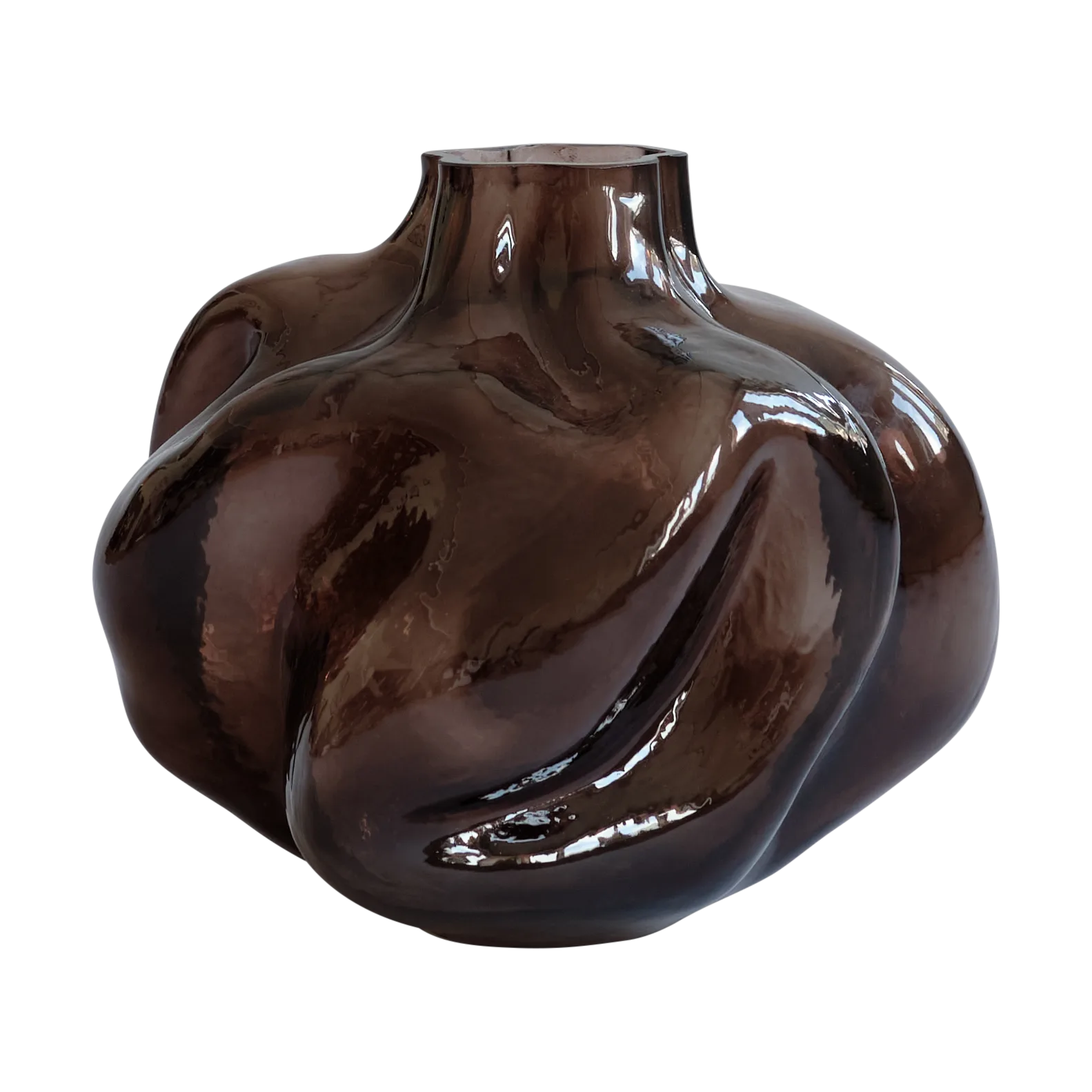 Vase Wabi Medio 28 cm, Smoked forest 101 Copenhagen