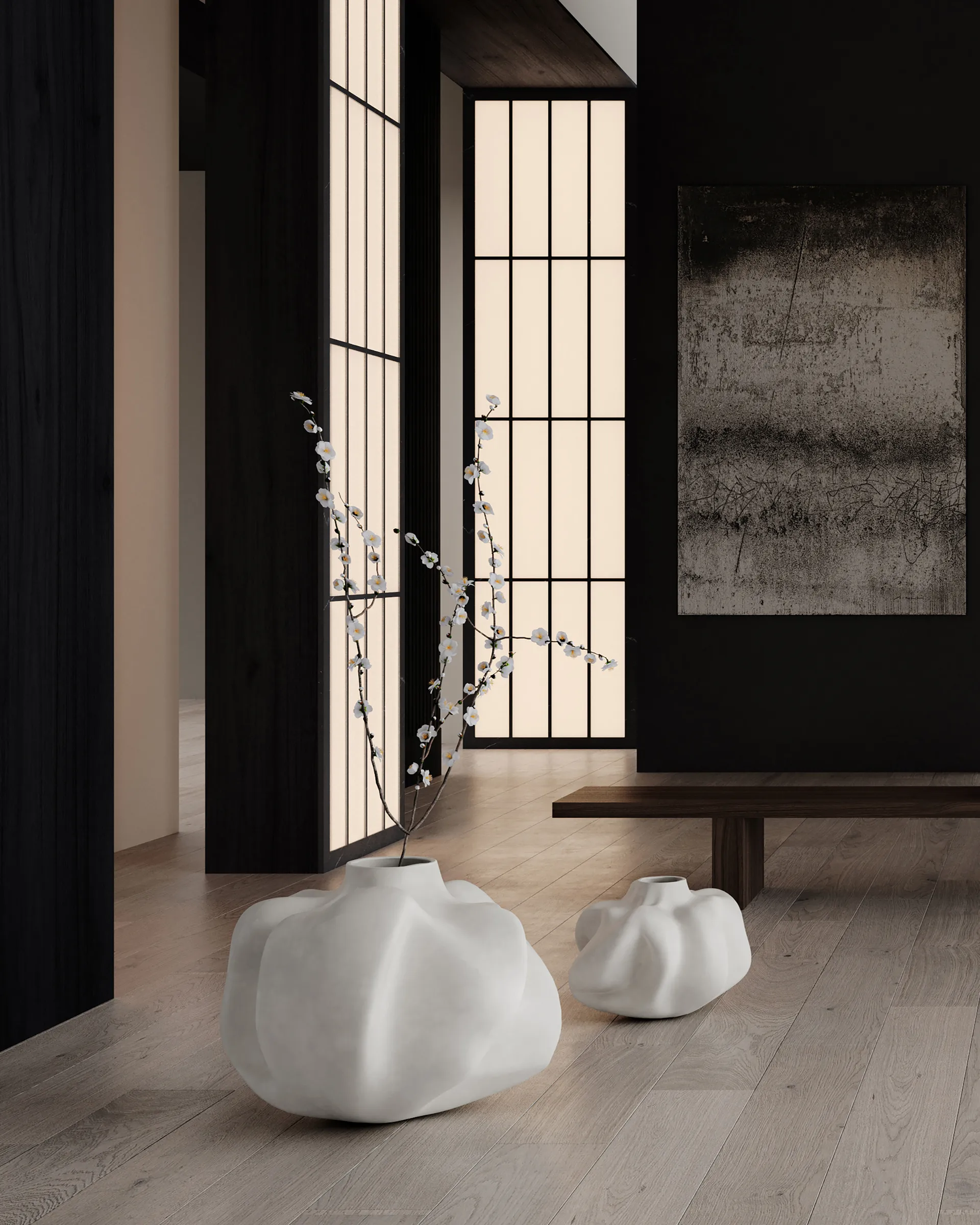 Vase Wabi Medio 29 cm, Birch 101 Copenhagen