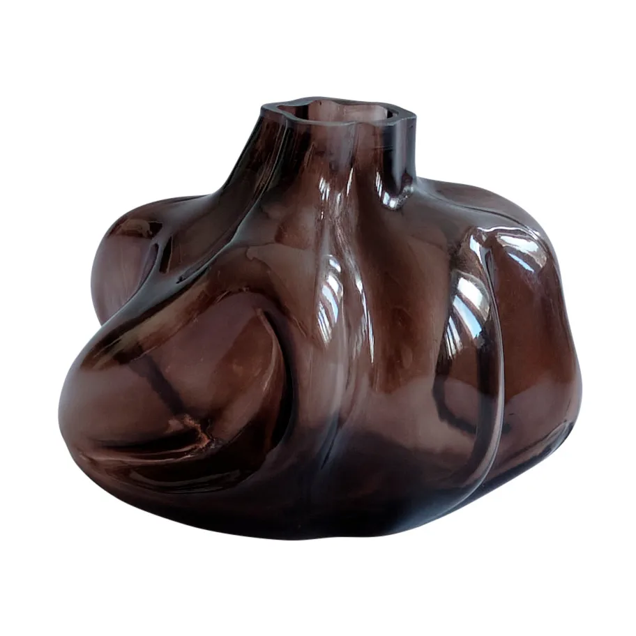 Vase Wabi Mini 16 cm, Smoked forest 101 Copenhagen