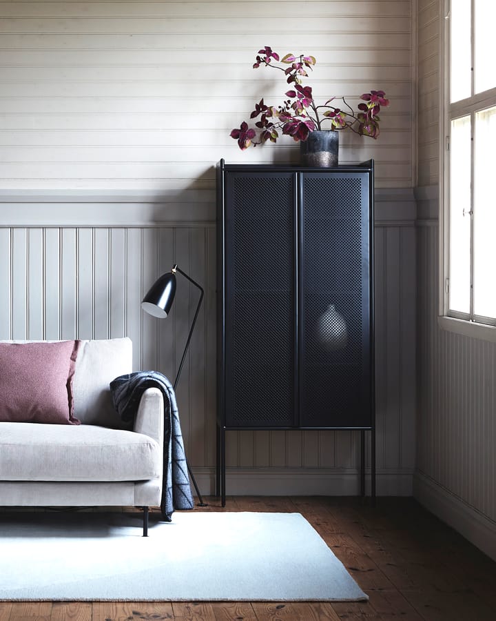 Armoire Hissö, métal laqué noir 1898