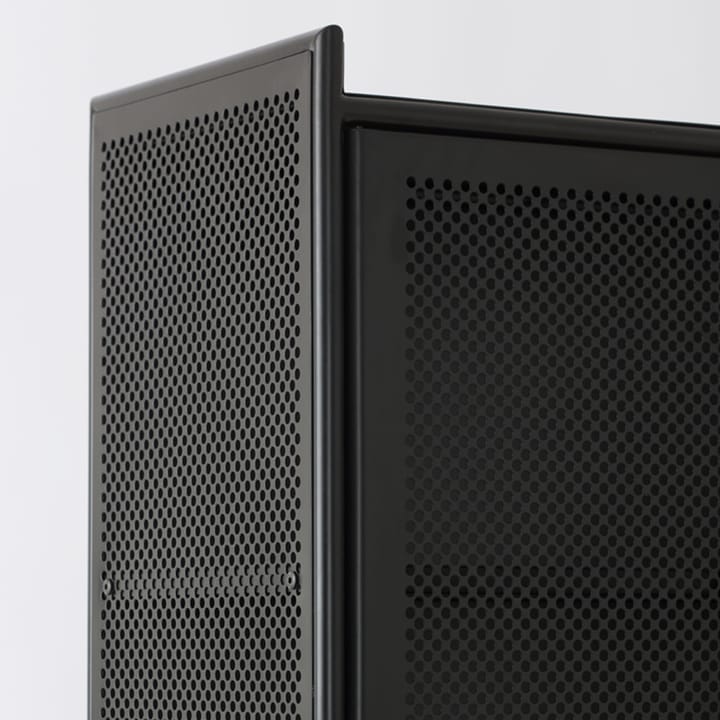 Armoire Hissö, métal laqué noir 1898