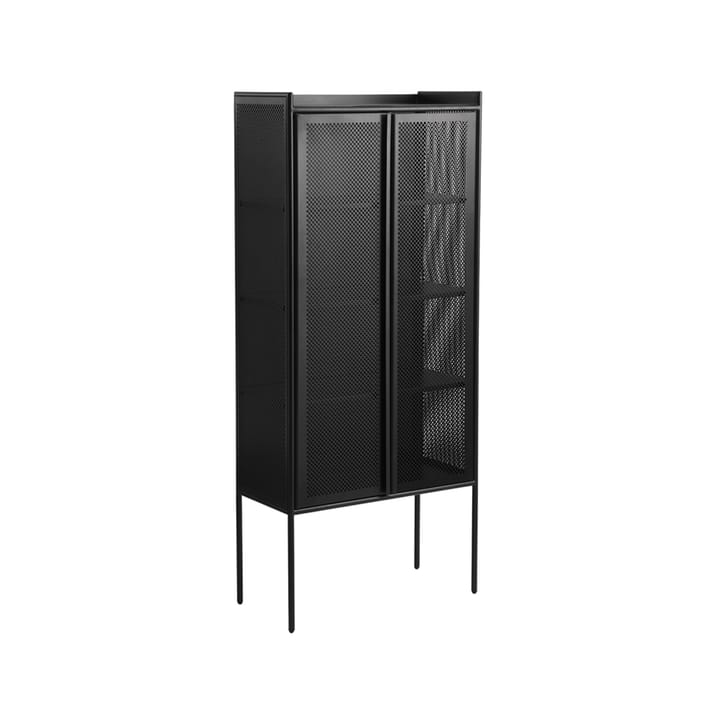 Armoire Hissö, métal laqué noir 1898