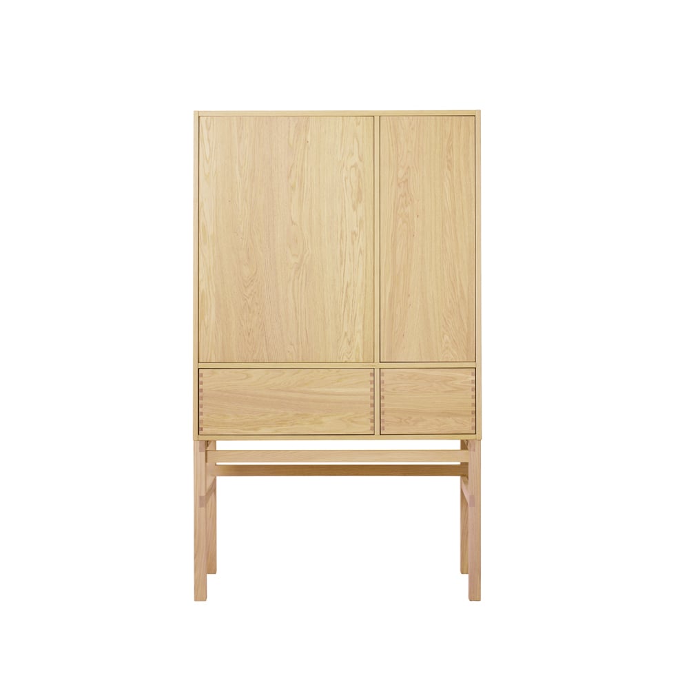 1898 Armoire Hylte Chêne | Design Scandinave | Vitrines & présentoirs | Beige