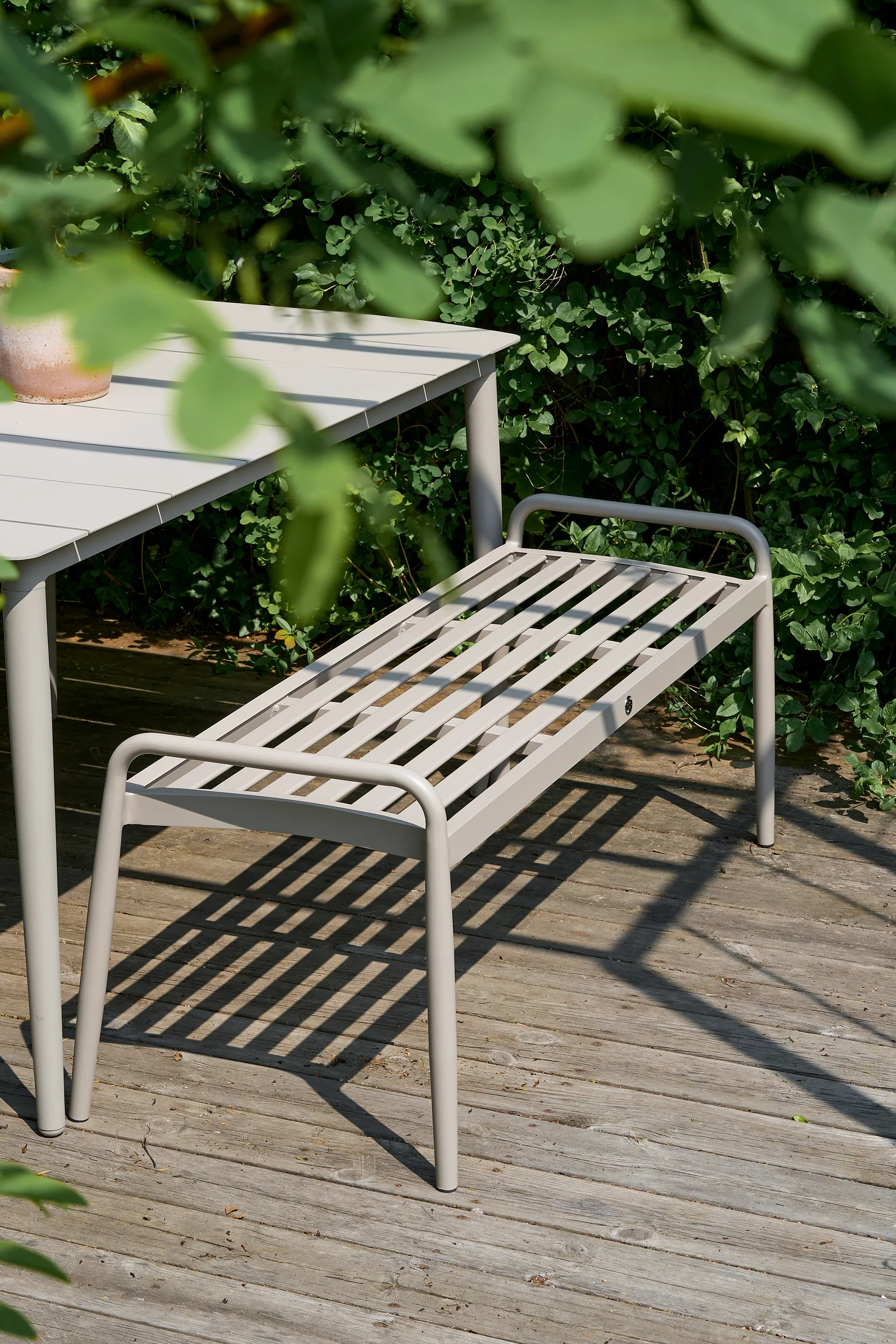 Banc Messina 51x124 cm, Taupe 1898