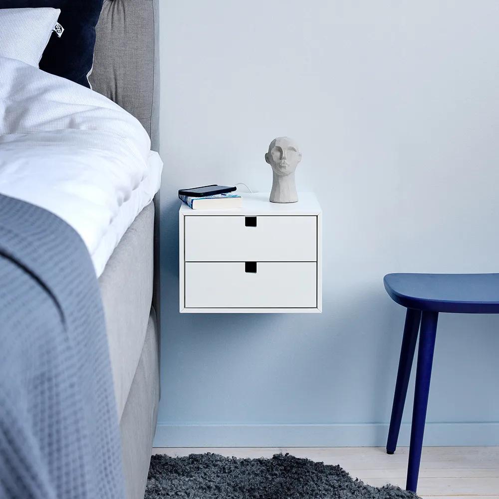 Caisson à tiroirs Square, blanc 1898