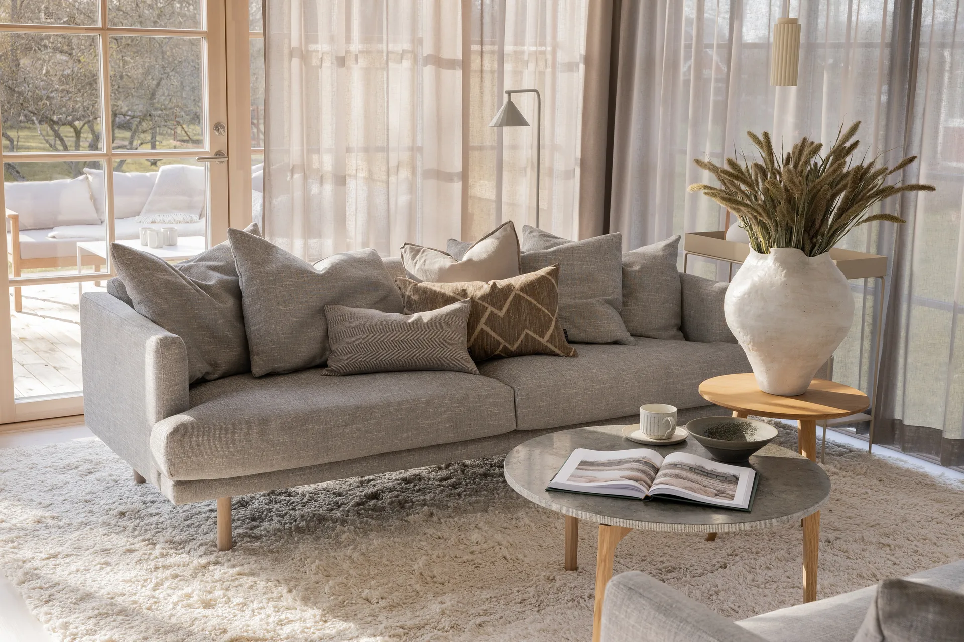 Canapé 3 places Sjövik, Bern 0348 Gris 1898